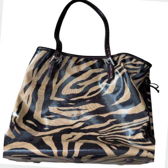 Brighton Zebra Print Tote Bag Africa Stories - Picture 5 of 15